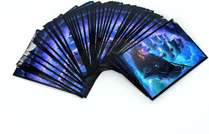 100 PCS TCG/MTG Card Sleeves, Sleeves Size is 2.6 x 3.6 in Applicable to OCG CCG DTCG PTCG, Fit Standard Size Cards - Ship