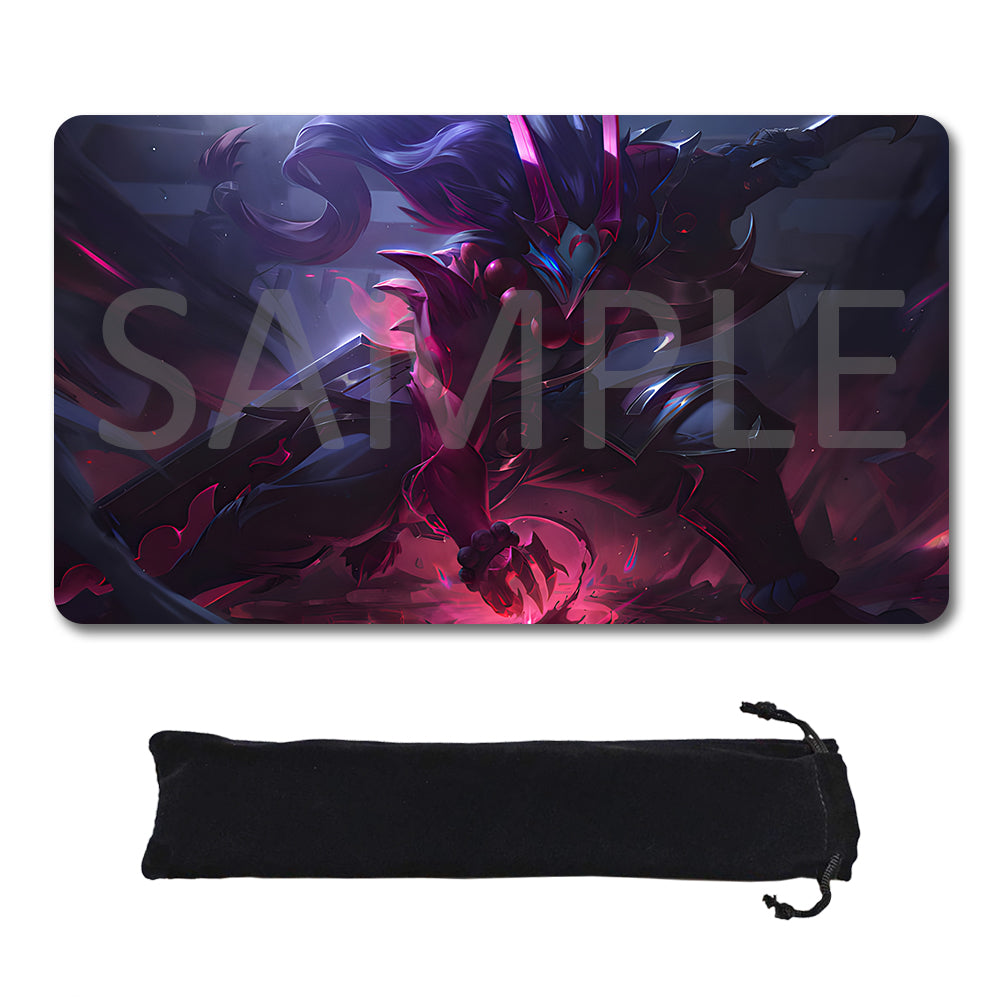 Tryndamere - League Of Legends Riftbound Playmat 24x14 in + Free Storage Bag