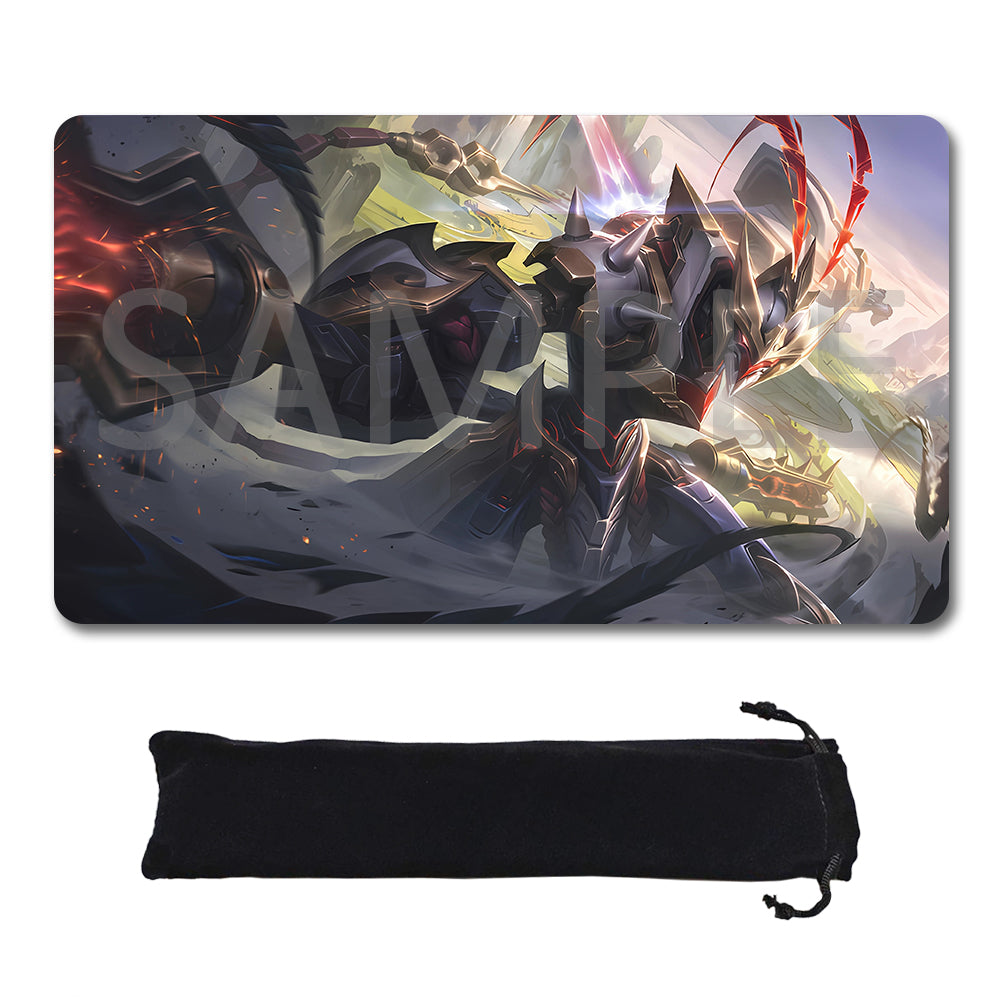 Darius - League Of Legends Riftbound Playmat 24x14 in + Free Storage Bag