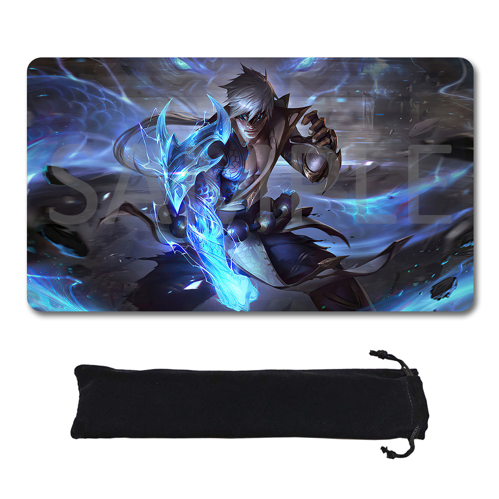 Lee Sin - League Of Legends Riftbound Playmat 24x14 in + Free Storage Bag