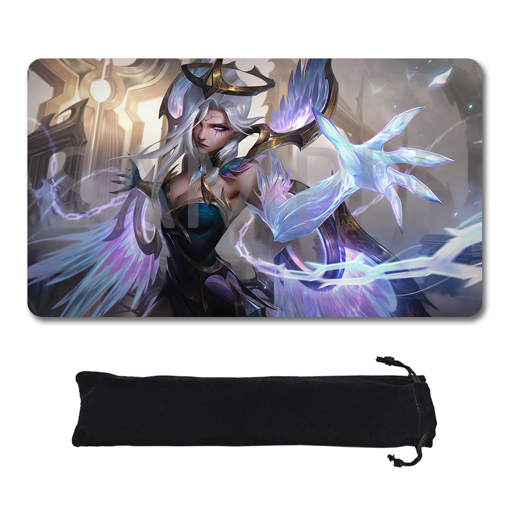 Morgana - League Of Legends Riftbound Playmat 24x14 in + Free Storage Bag