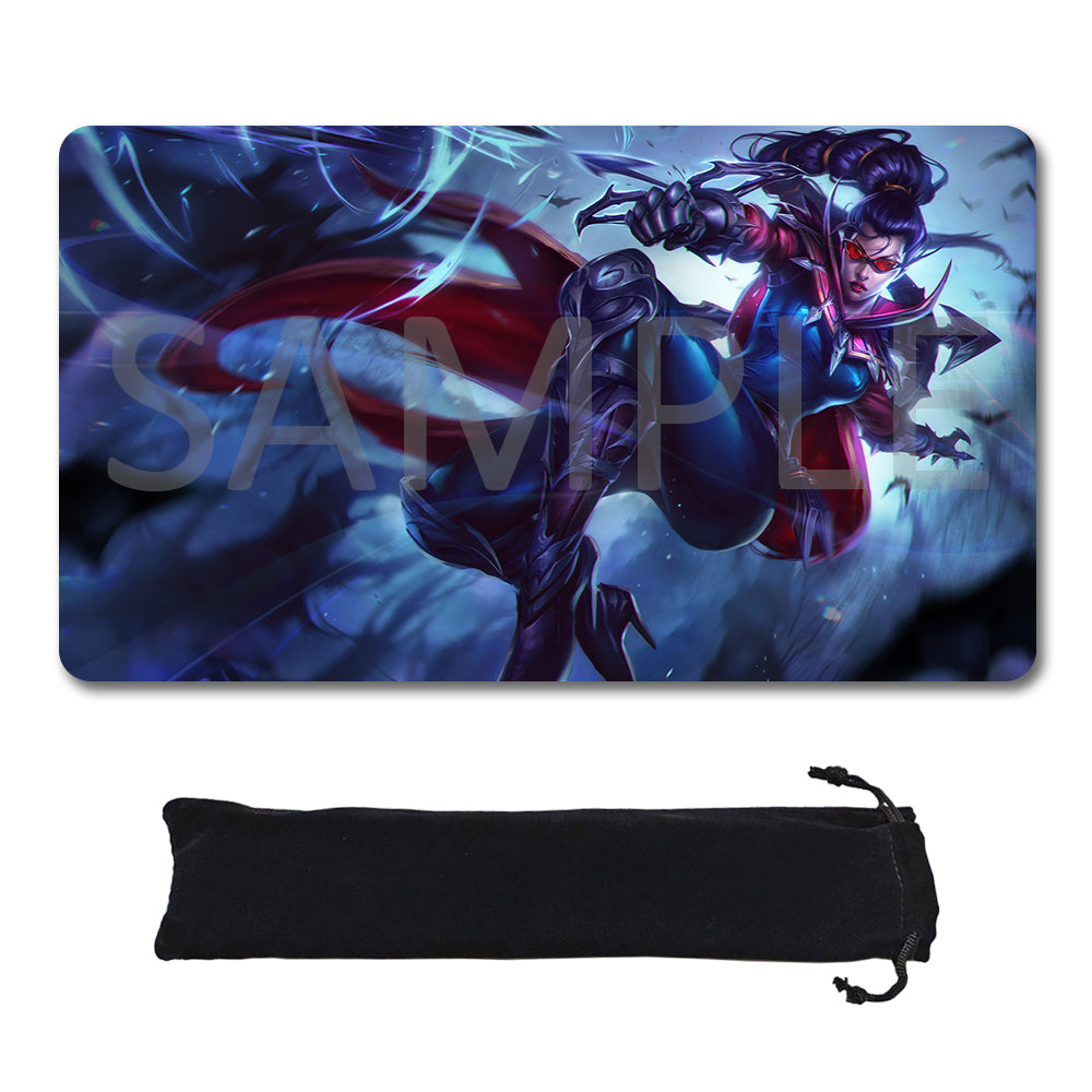 Shauna Vayne - League Of Legends Riftbound Playmat 24x14 in + Free Storage Bag
