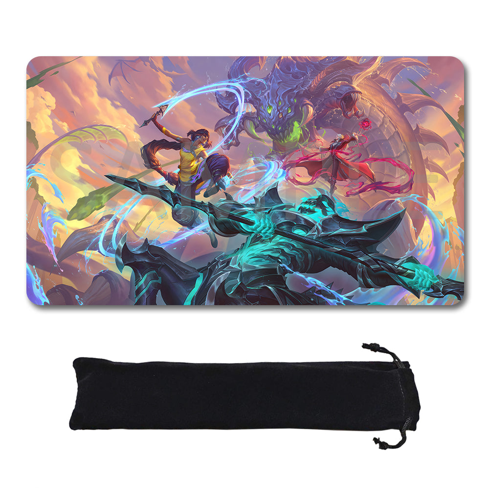 League Of Legends Riftbound Playmat 24x14 in + Free Storage Bag - 1335459
