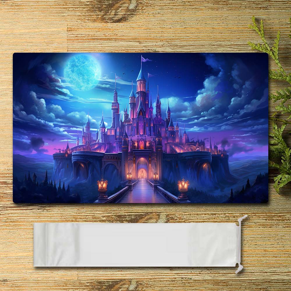 Brettspiel-Peripherie – castle5 – Lorcana Spielmatte, Größe 59,9 x 34,9 cm, Spielmatten, kompatibel mit TCG, RPG, CCG, Mauspad, Schreibtischmatten