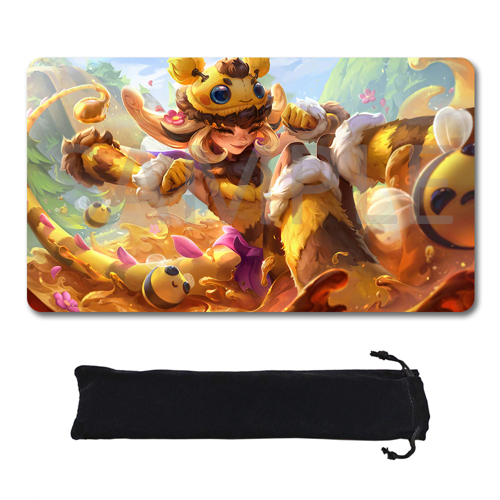 Beeko - League Of Legends Riftbound Playmat 24x14 in + Free Storage Bag