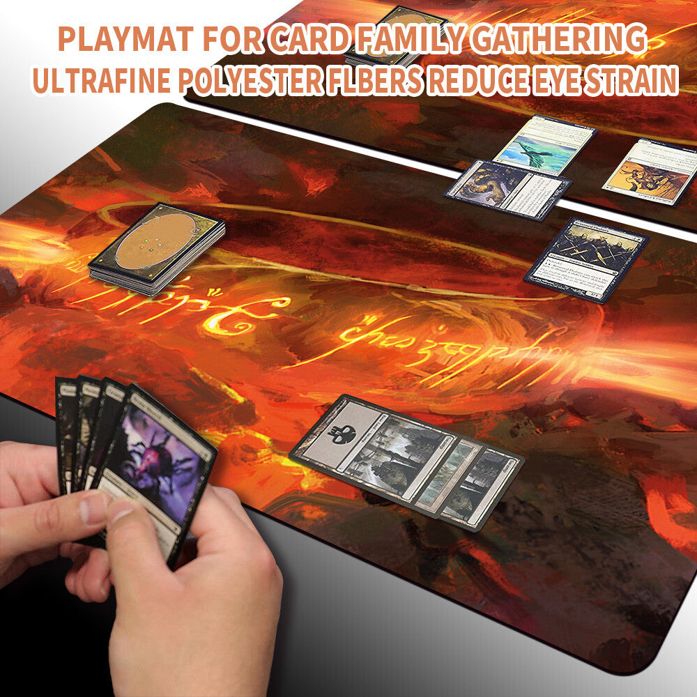 FIERY INSCRIPTION - Magic The Gathering MTG Playmat TCG CCG MTG Playmat