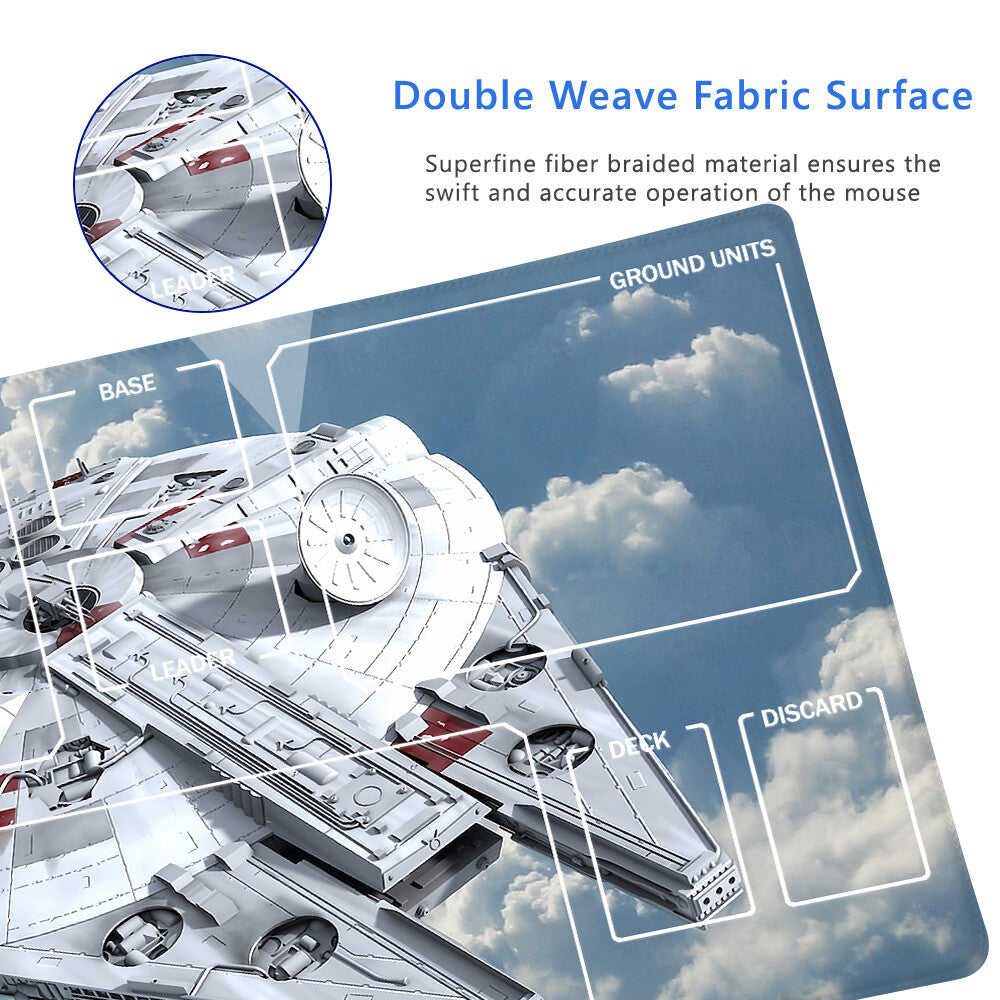 Star Wars Unlimited Playmat Stitched Edge Free Storage Bag Size 24X14IN Protective Mat star5