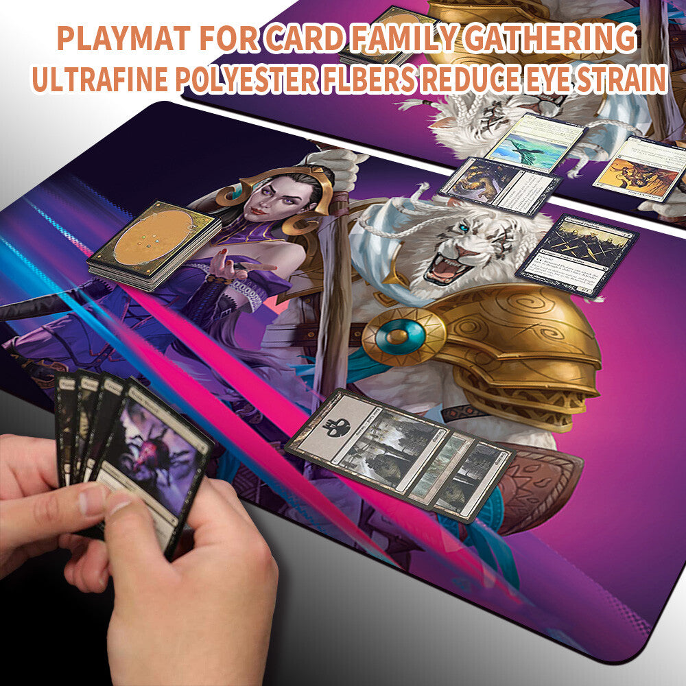 BEGINNER BOX KEY ART - Magic The Gathering MTG Playmat TCG CCG MTG Playmat Stitched Edge