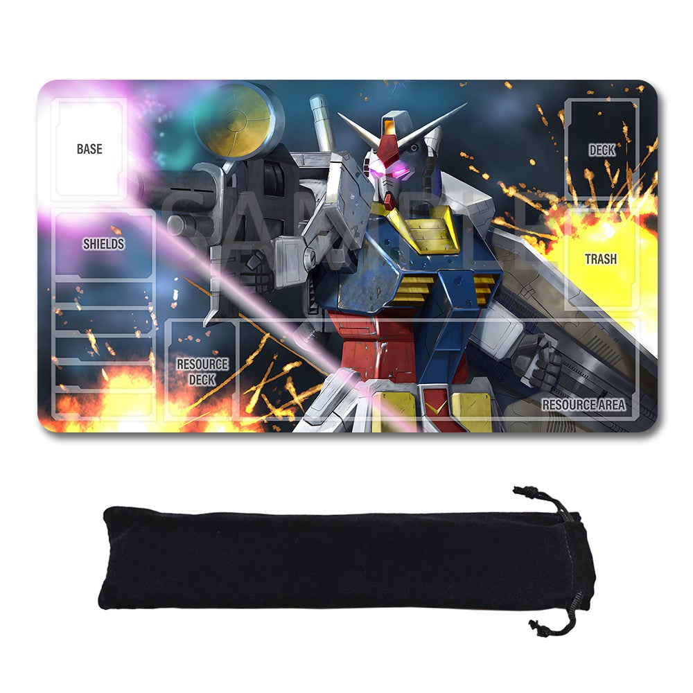 GCG Playmat Suitable for Gundam, includes Storage Bag, 24 x 14 inches (790537)