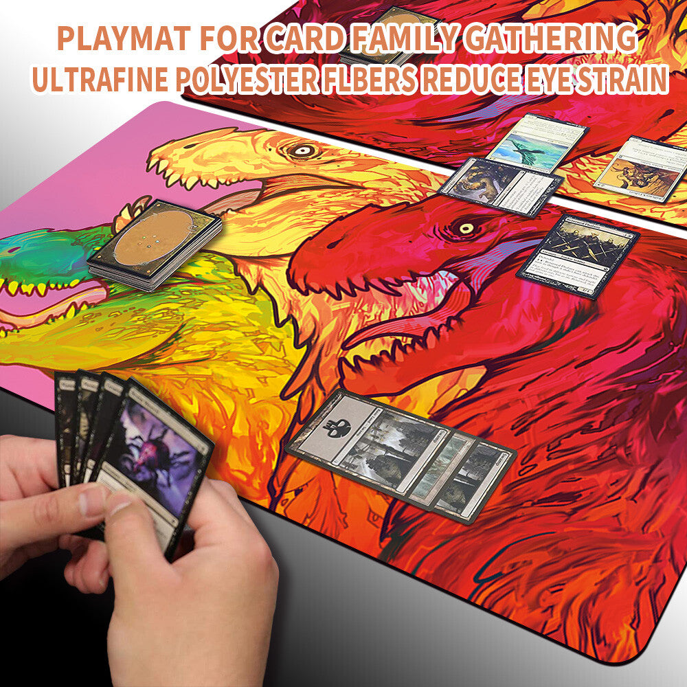 ZACAMA, PRIMAL CALAMITY - Magic The Gathering MTG Playmat TCG CCG MTG Playmat Stitched Edge