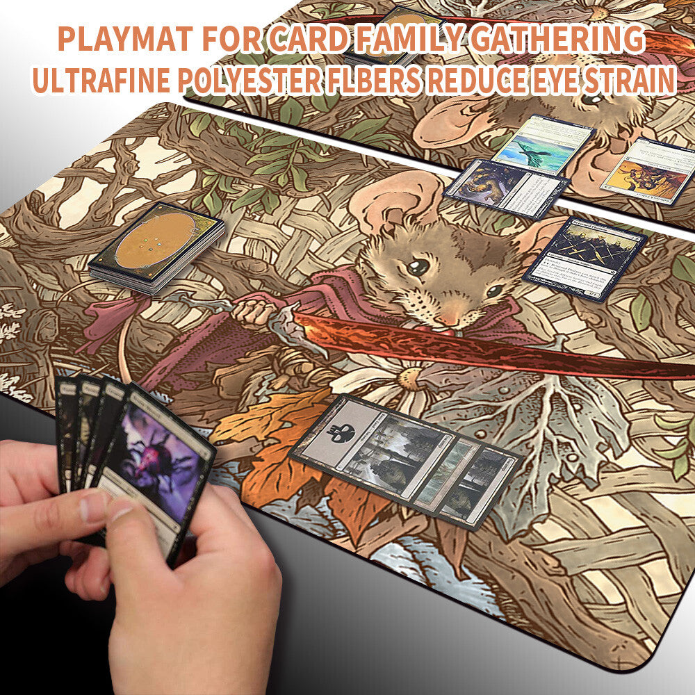 MABEL, HEIR TO CRAGFLAME - Magic The Gathering MTG Playmat TCG CCG MTG Playmat Stitched Edge