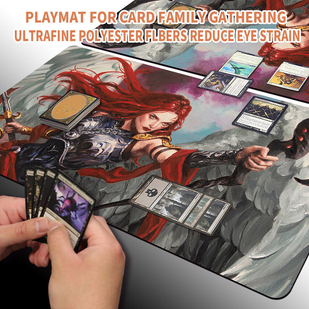 KAALIA OF THE VAST - Magic The Gathering MTG Playmat TCG CCG MTG Playmat Stitched Edge