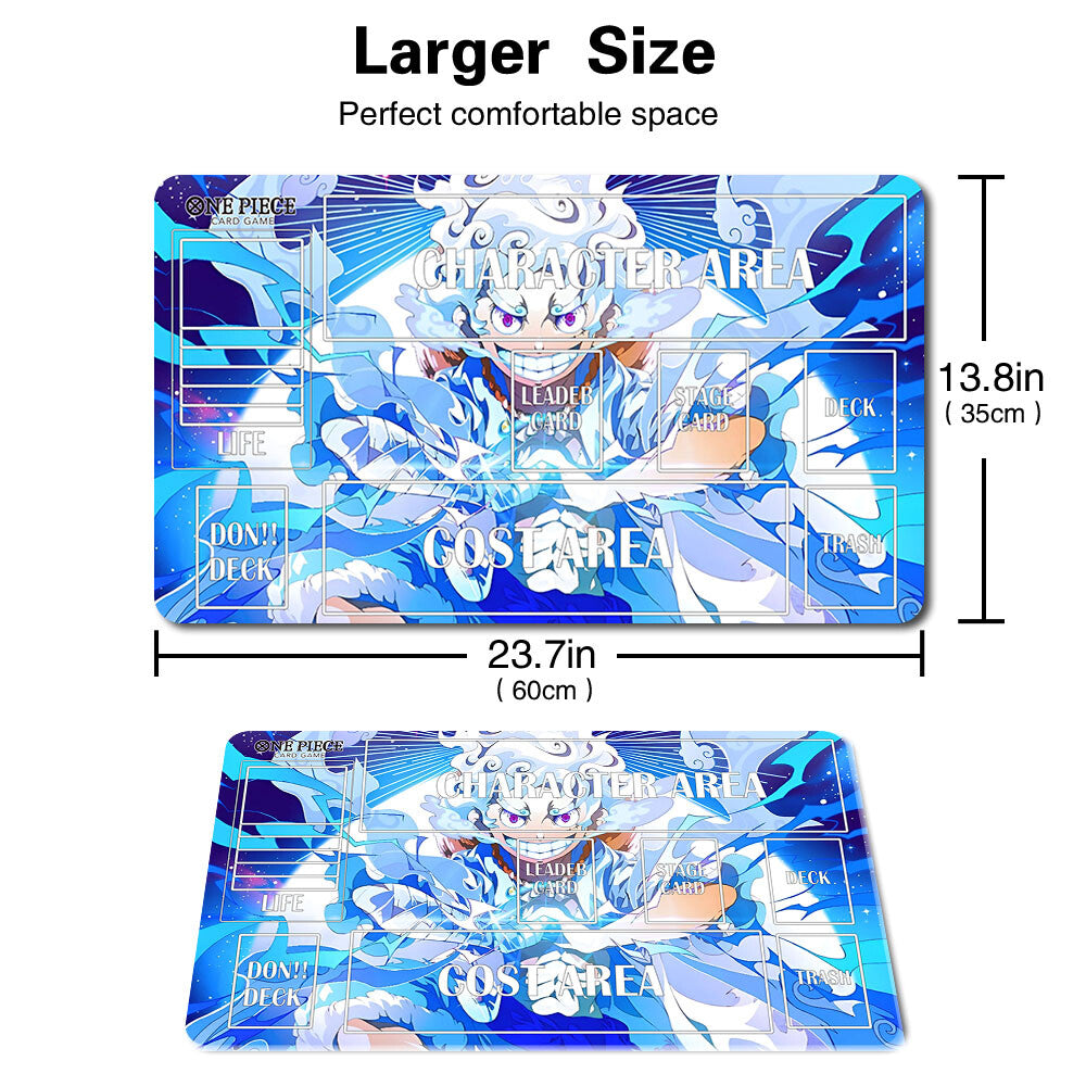 1348726 - Board Game One Piece Playmat Stitched Edge with Zone Games Mousepad Play Mat of TCG