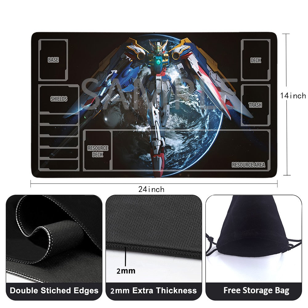 GCG Playmat Suitable for Gundam,includes Storage Bag,24 x 14 inches (GD5101418)