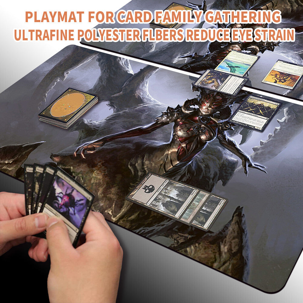 Sheoldred, Whispering One - Magic The Gathering MTG Playmat TCG CCG MTG Playmat Stitched Edge