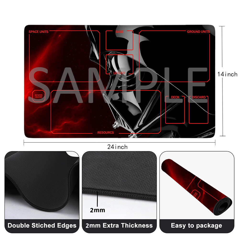 Star Wars Unlimited Playmat Stitched Edge Free Storage Bag Size 24X14IN Protective Mat star21