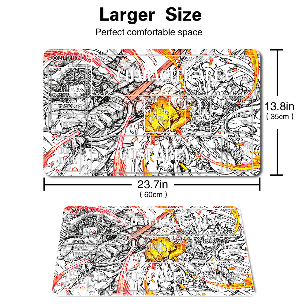 1265200 - Board Game One Piece Playmat Stitched Edge with Zone Games Mousepad Play Mat of TCG