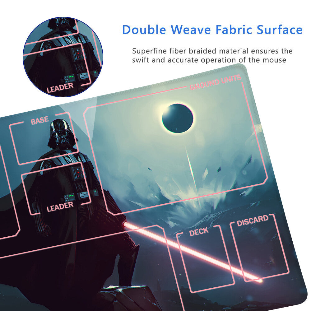 Star Wars Unlimited Playmat Stitched Edge Free Storage Bag Size 24X14IN Protective Mat star9