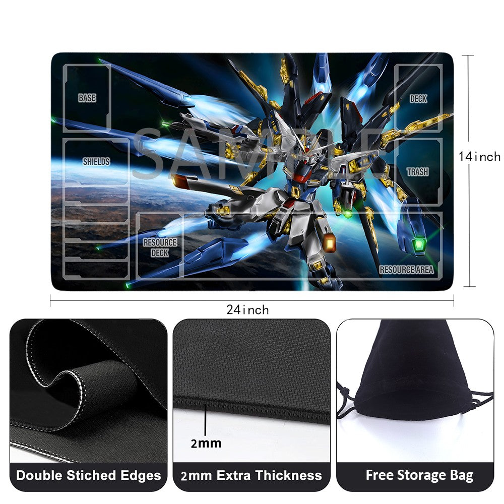 GCG Playmat Suitable for Gundam,includes Storage Bag,24 x 14 inches (GD5101422)