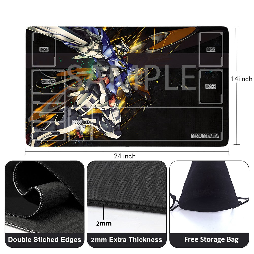 GCG Playmat Suitable for Gundam, includes Storage Bag, 24 x 14 inches (50788)