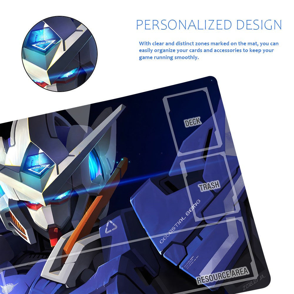 GCG Playmat Suitable for Gundam, includes Storage Bag,24 x 14 inches (GD5101416)