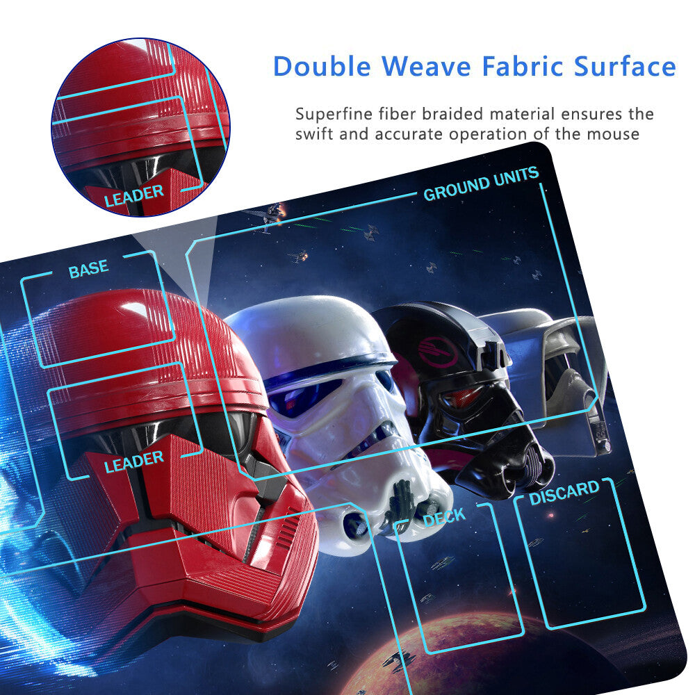 Star Wars Unlimited Playmat Stitched Edge Free Storage Bag Size 24X14IN Protective Mat star23