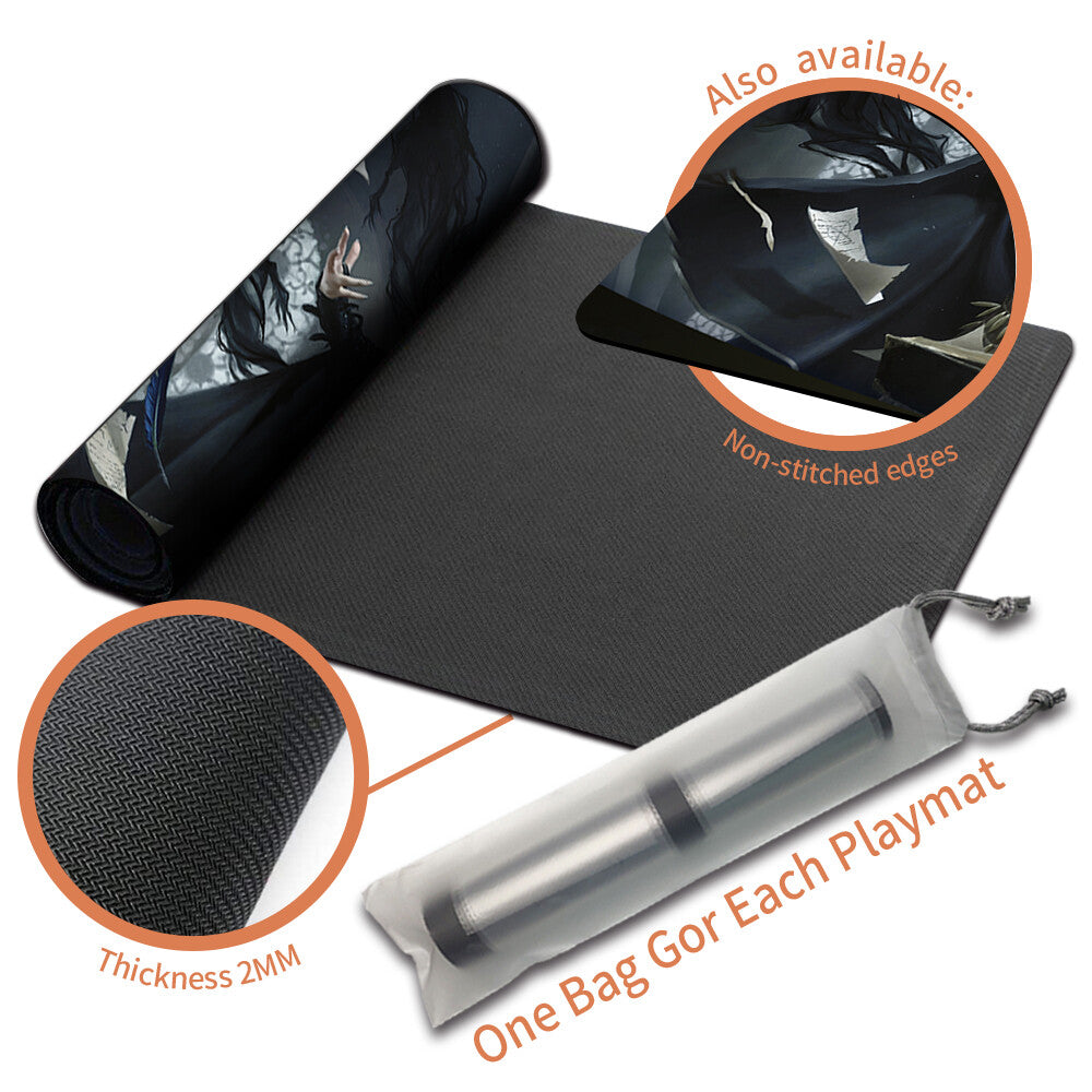 TASHA, THE WITCH QUEEN - Magic The Gathering Playmat MTG CCG TCG Playmat Stitched Edge