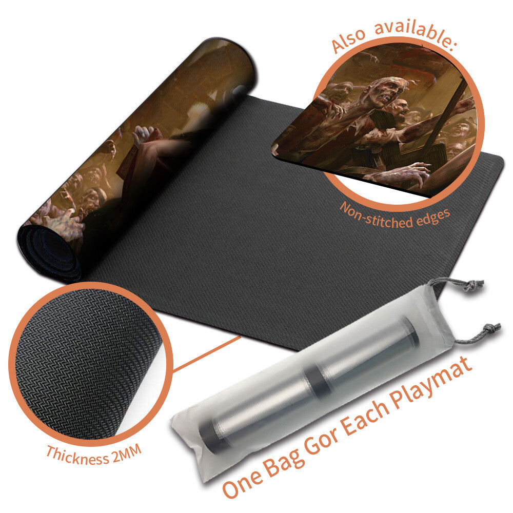 GISA, GLORIOUS RESURRECTOR Board Game MTG Playmat Mousepad Playmat of MTG TCG Stitched Edge