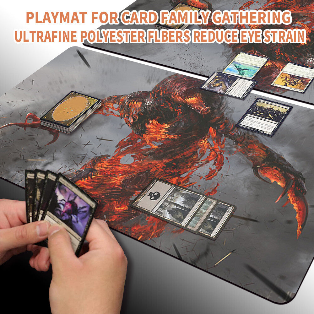 Fury - Magic The Gathering MTG Playmat TCG CCG MTG Playmat Stitched Edge