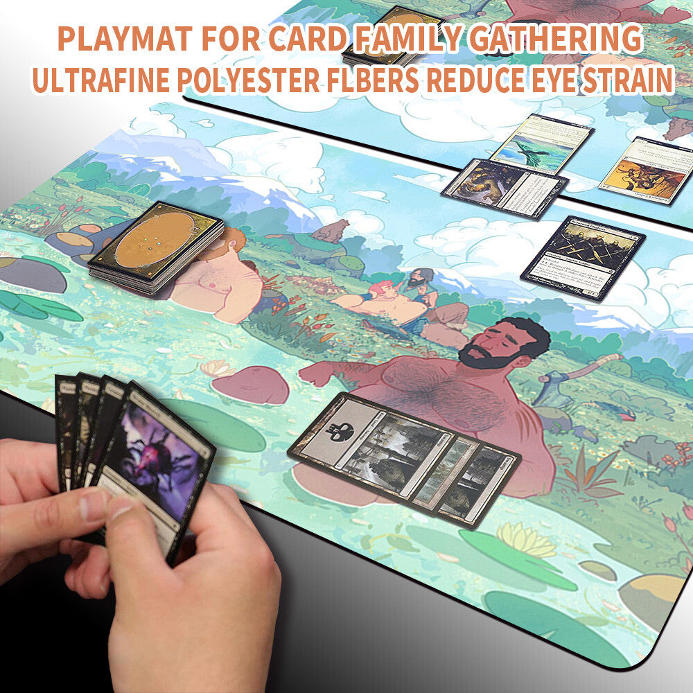 Bearscape - Magic The Gathering MTG Playmat TCG CCG MTG Playmat Stitched Edge