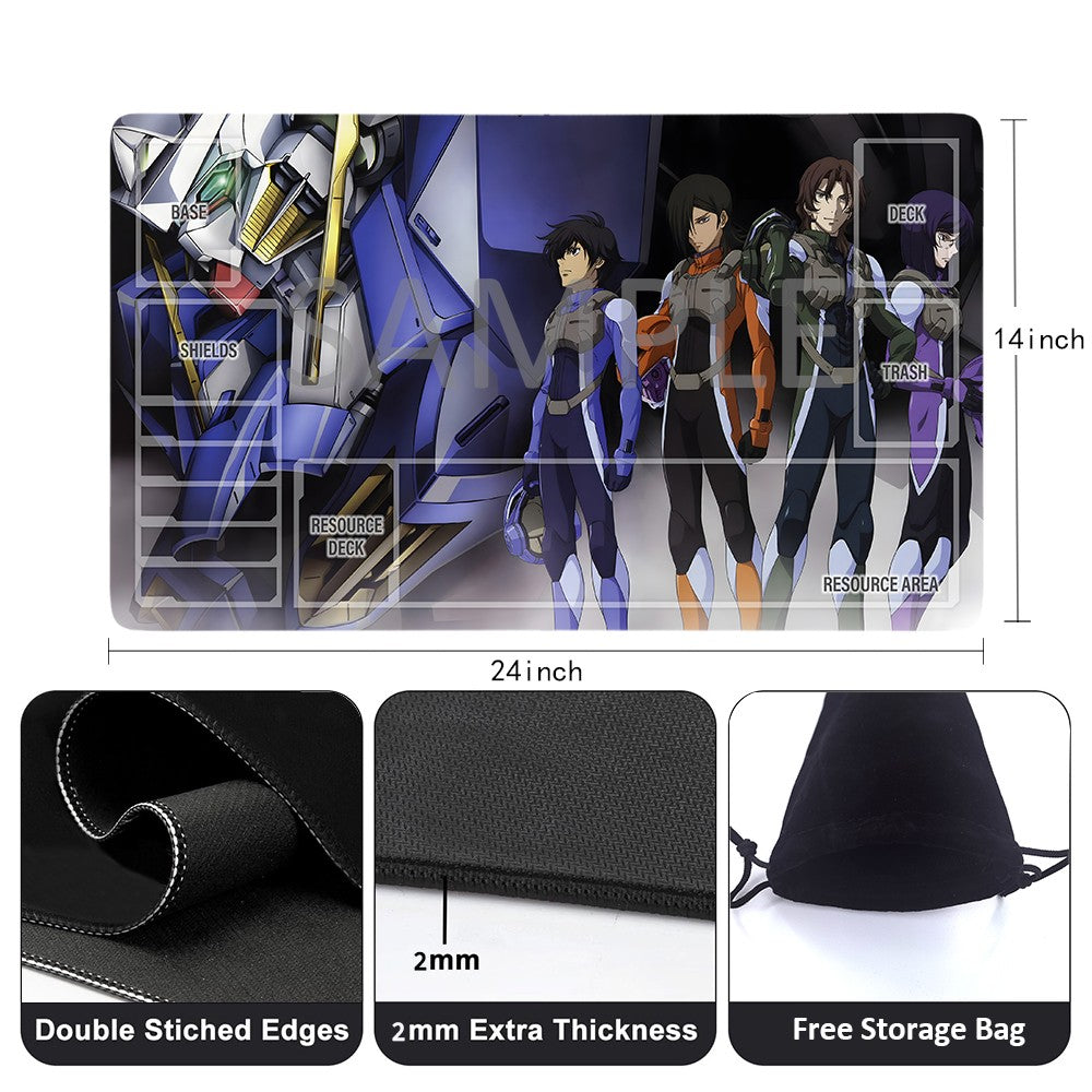 GCG Playmat Suitable for Gundam, includes Storage Bag, 24 x 14 inches (50839)
