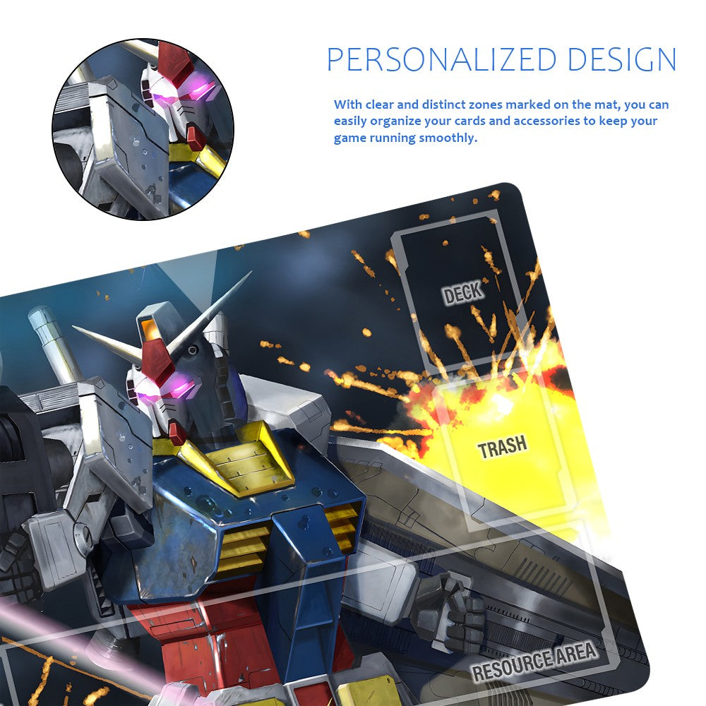 GCG Playmat Suitable for Gundam, includes Storage Bag, 24 x 14 inches (790537)