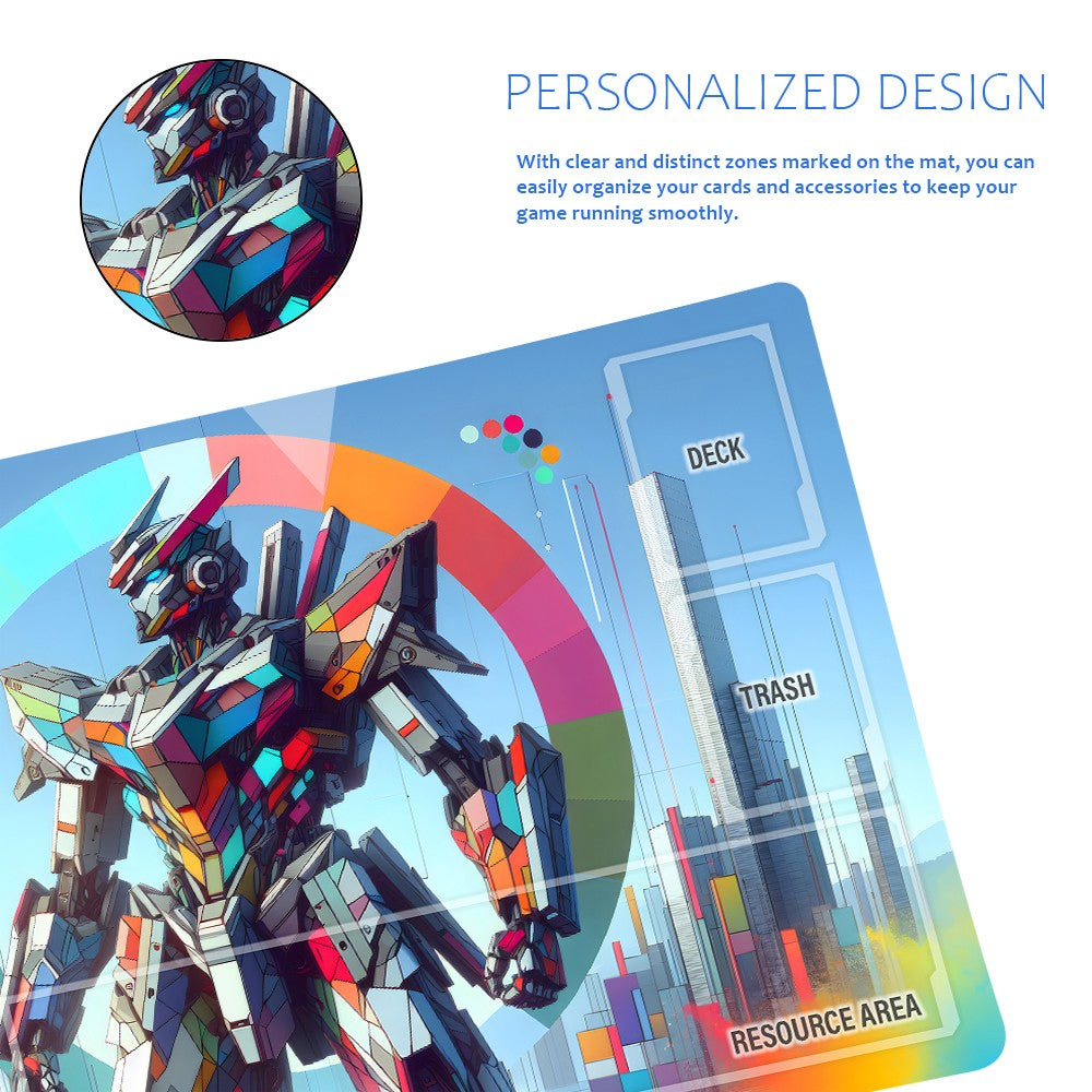 GCG Playmat Suitable for Gundam, includes Storage Bag, 24 x 14 inches (1342705)