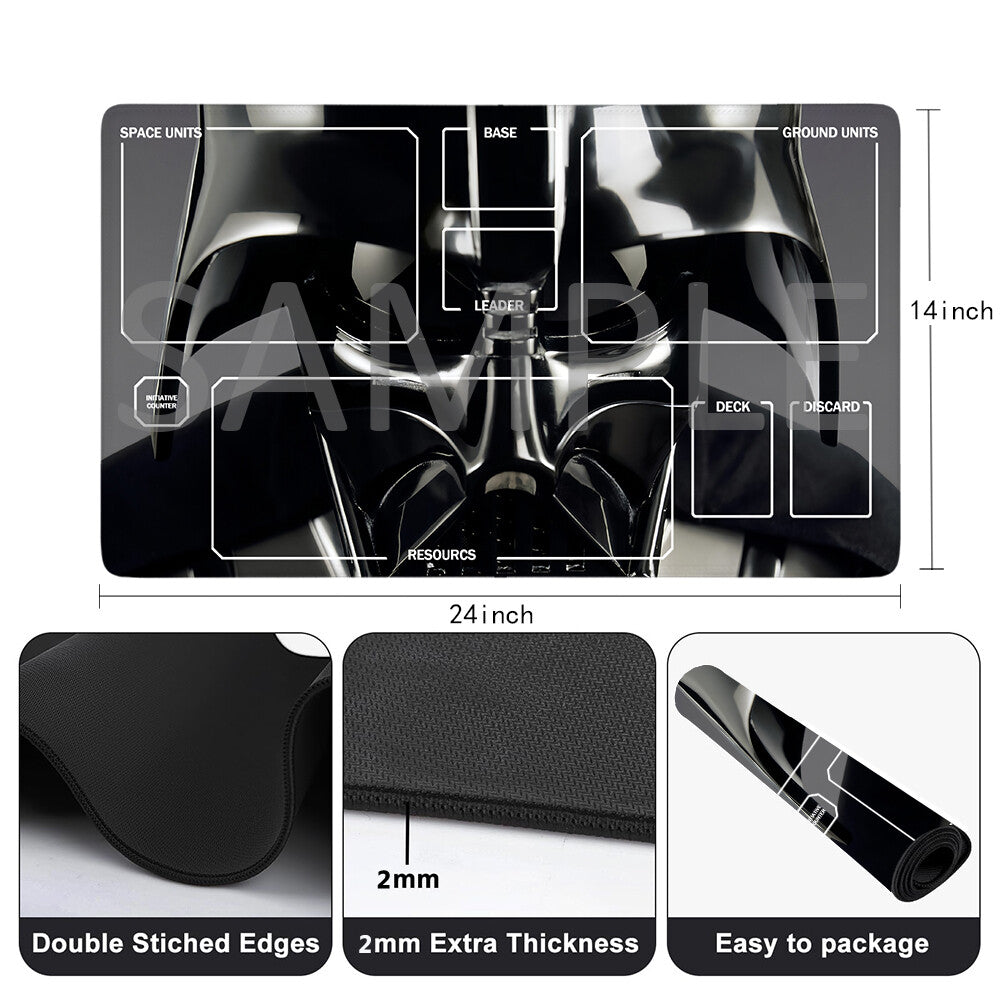 Star Wars Unlimited Playmat Stitched Edge Free Storage Bag Size 24X14IN Protective Mat star2