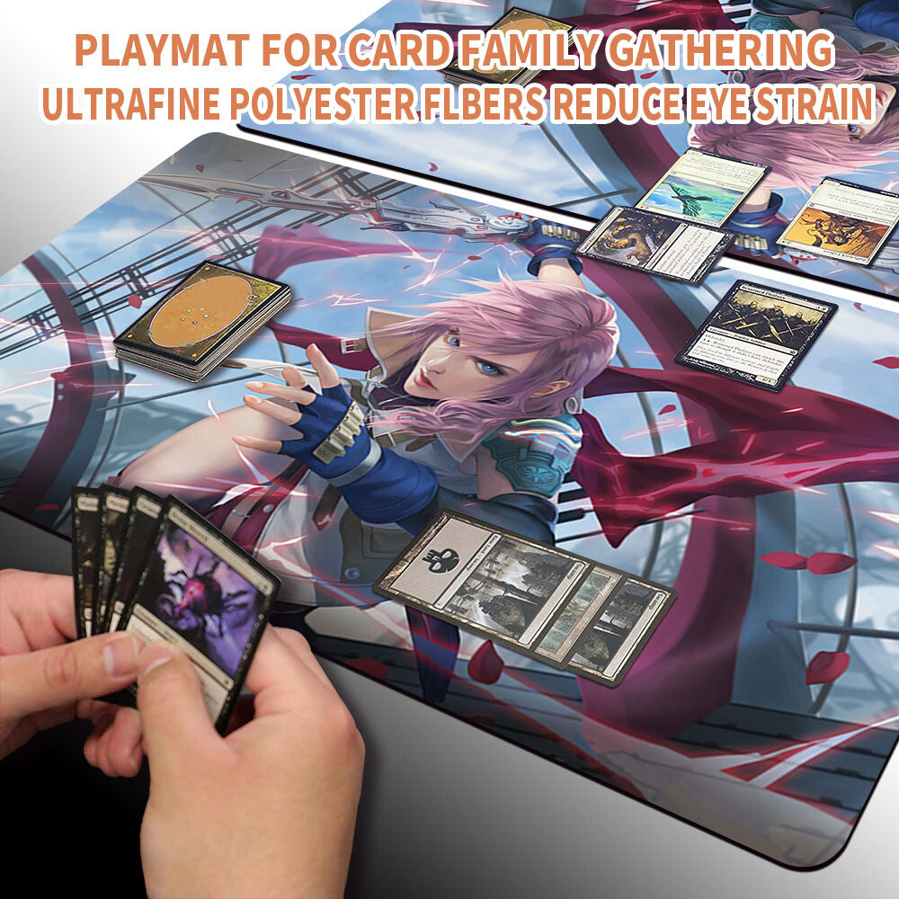 LIGHTNING, ARMY OF ONE - Magic The Gathering MTG Playmat TCG CCG MTG Playmat Stitched Edge