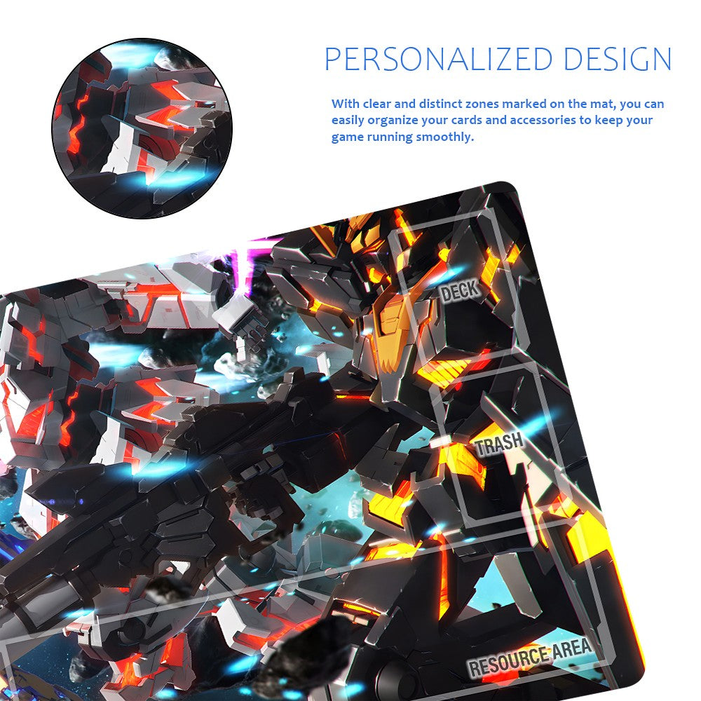 GCG Playmat Suitable for Gundam, includes Storage Bag,24 x 14 inches (GD5101413)