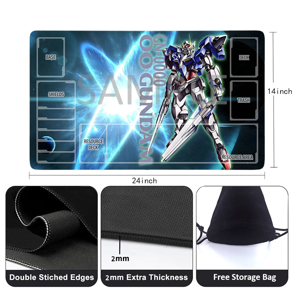 GCG Playmat Suitable for Gundam, includes Storage Bag, 24 x 14 inches (226530)