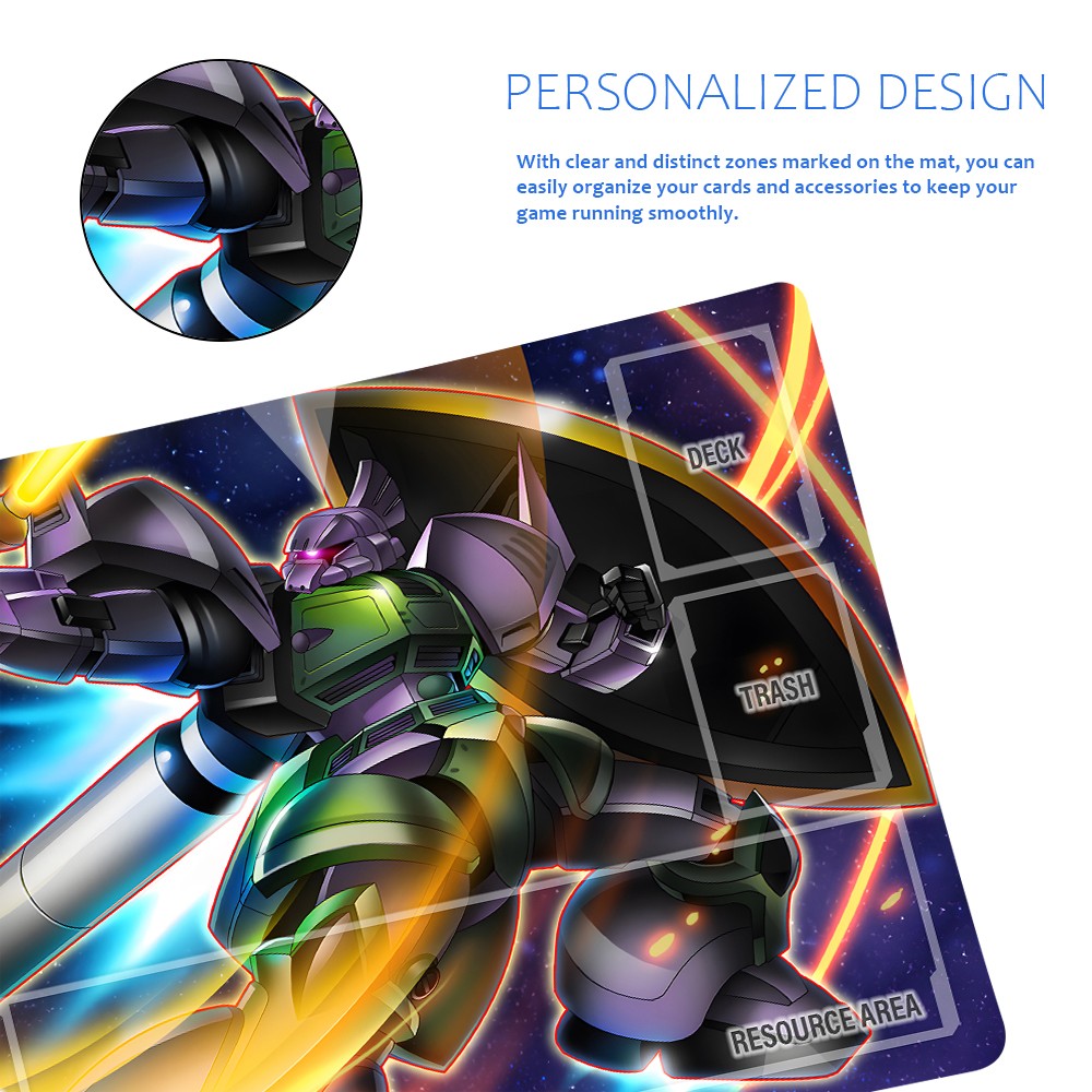 GCG Playmat Suitable for Gundam, includes Storage Bag, 24 x 14 inches (640532)
