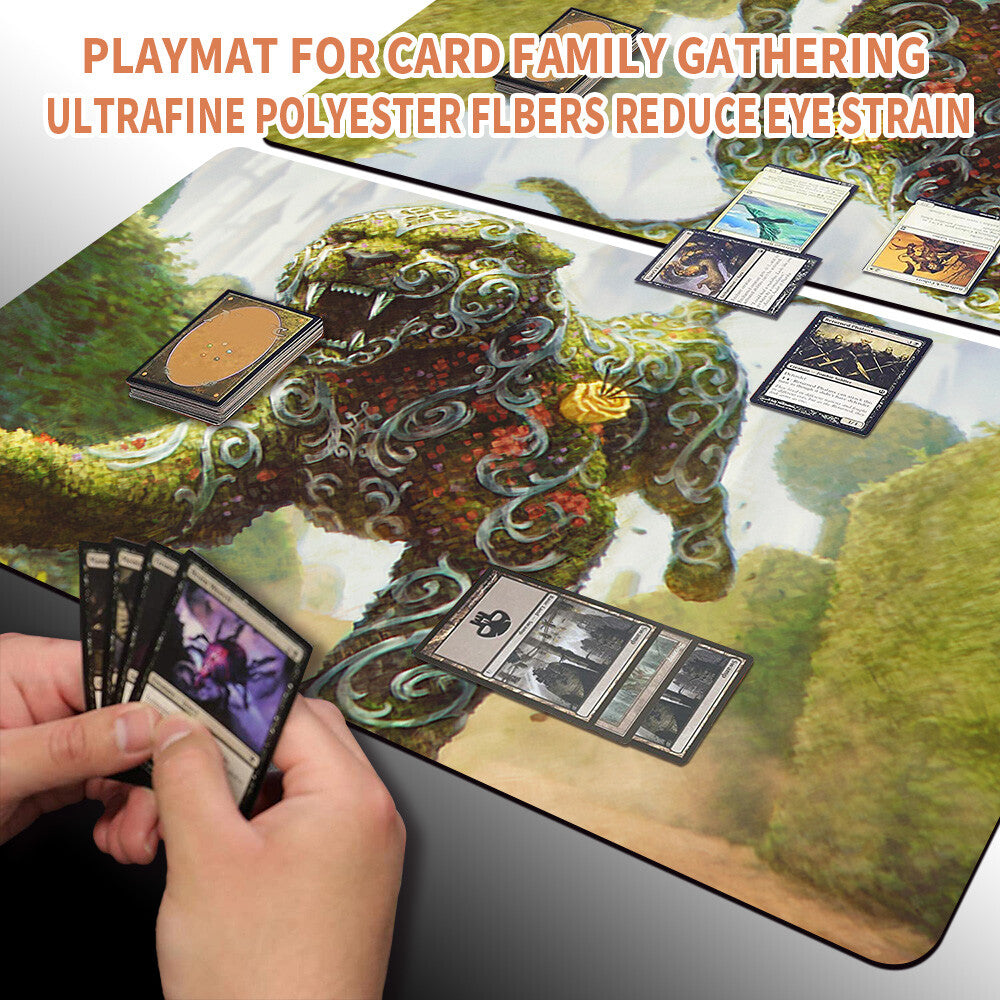 TOPIARY PANTHER - Magic The Gathering MTG Playmat TCG CCG MTG Playmat Stitched Edge