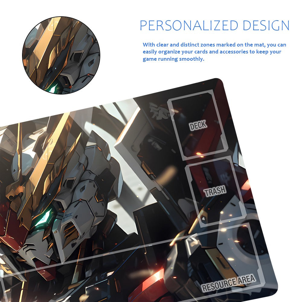GCG Playmat Suitable for Gundam, includes Storage Bag, 24 x 14 inches (GD510144)