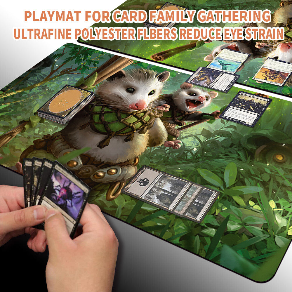 TENDER WILDGUIDE - Magic The Gathering MTG Playmat TCG CCG MTG Playmat Stitched Edge