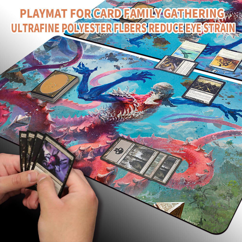 CALAMITY OF THE TITANS - Magic The Gathering MTG Playmat TCG CCG MTG Playmat Stitched Edge