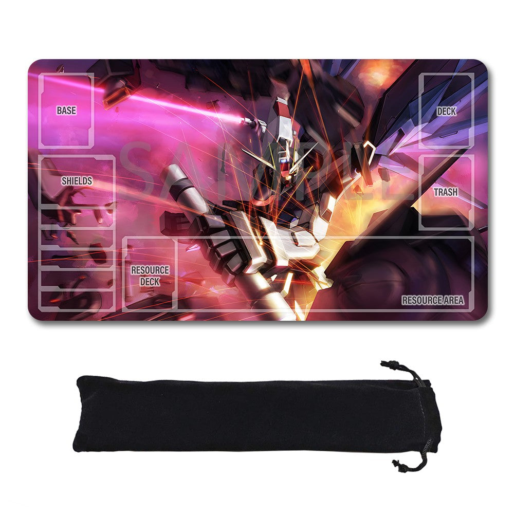 GCG Playmat Suitable for Gundam, includes Storage Bag, 24 x 14 inches (123030)
