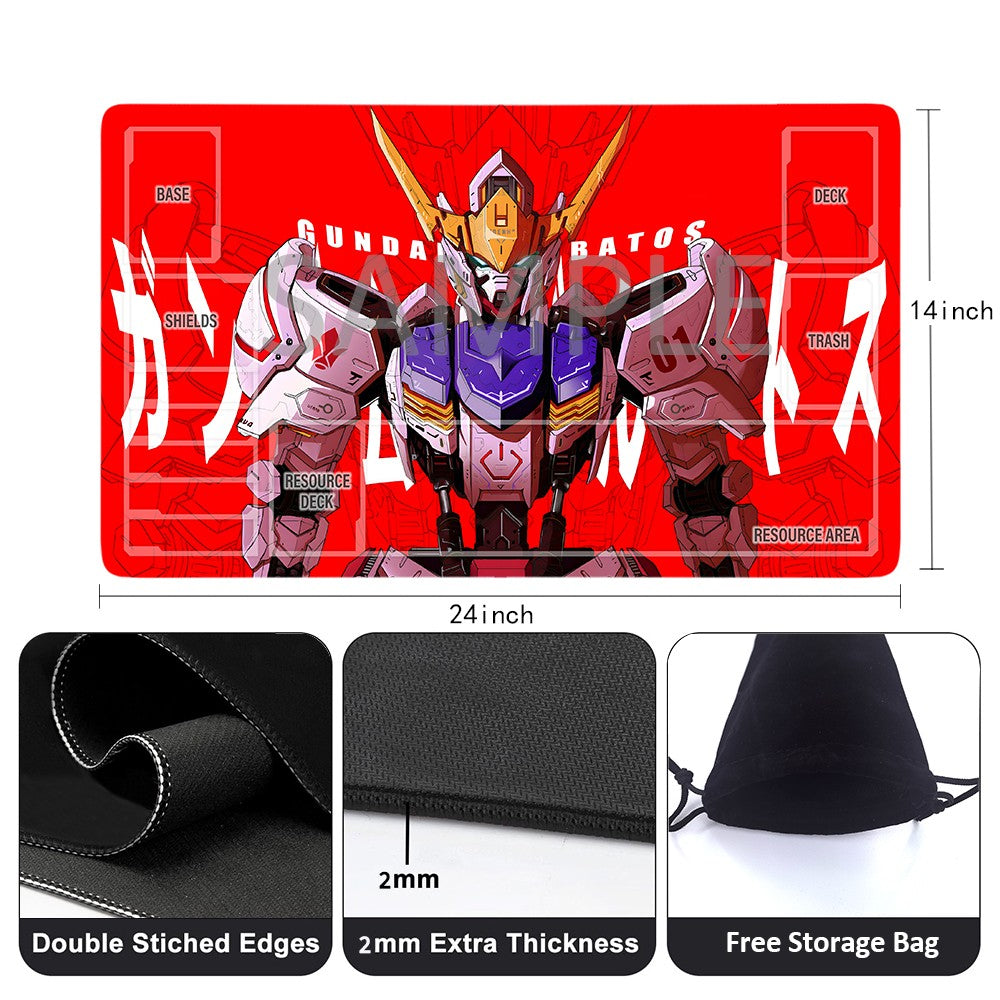 GCG Playmat Suitable for Gundam, includes Storage Bag, 24 x 14 inches (GD510147)