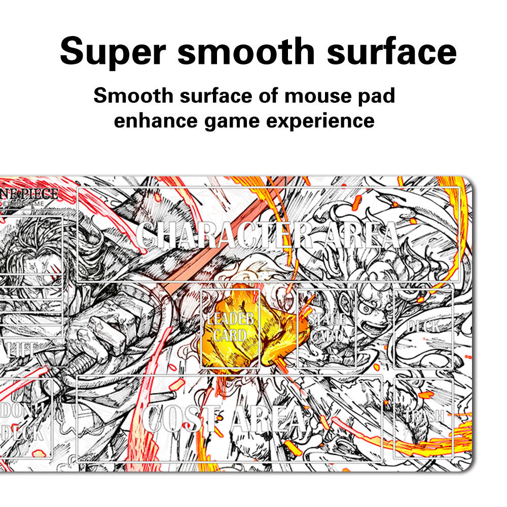 1265200 - Board Game One Piece Playmat Stitched Edge with Zone Games Mousepad Play Mat of TCG