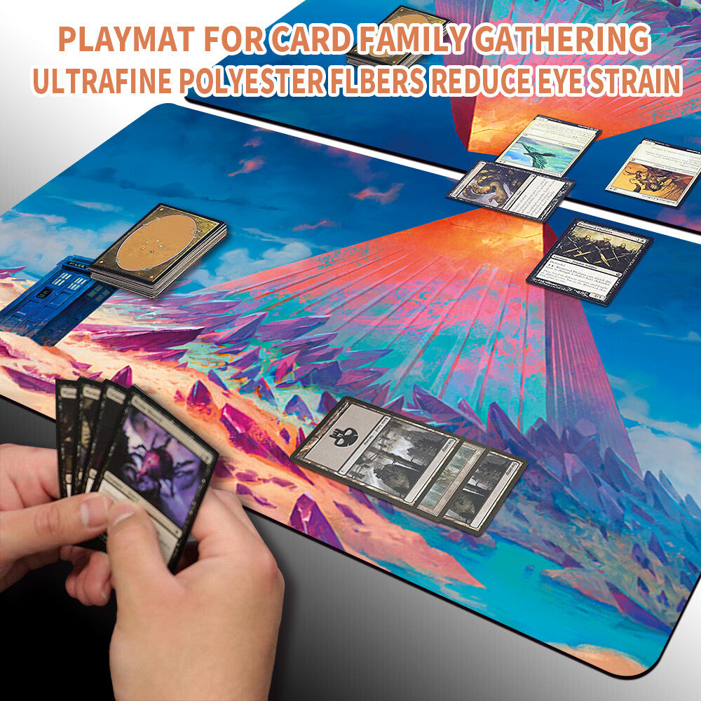 ISLAND - Magic The Gathering MTG Playmat TCG CCG MTG Playmat Stitched Edge