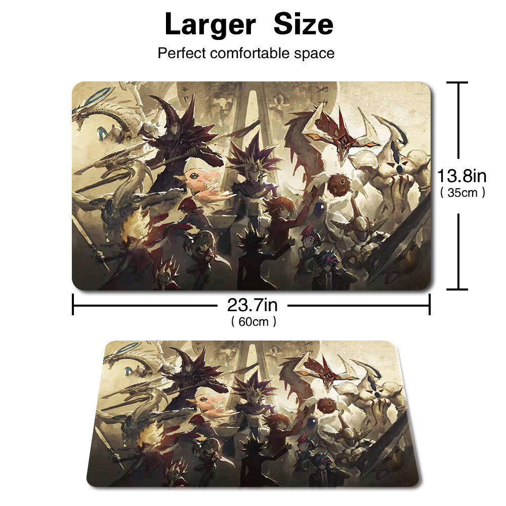 535834 - Board Game YuGiOh Playmat Stitched Edge Games Mousepad Play Mat of TCG