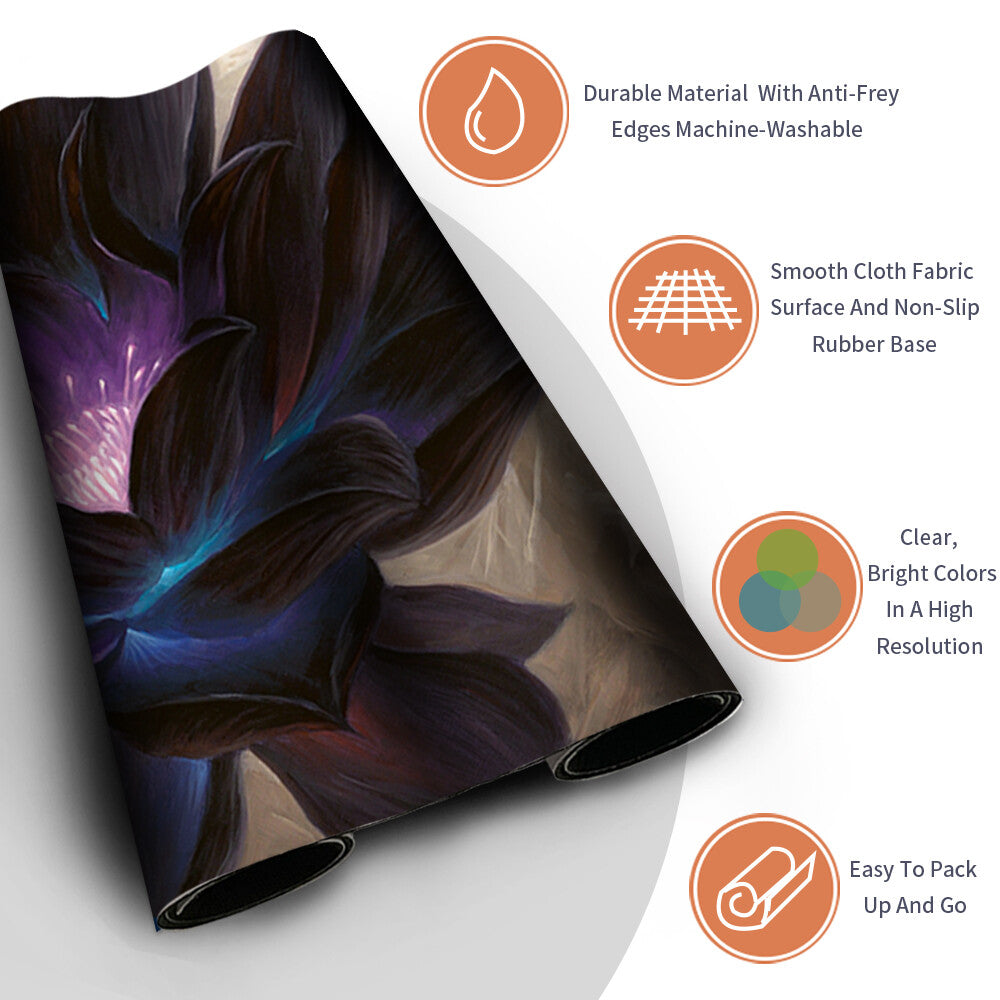 Black-Lotus - Board Game MTG Playmat Mousepad Playmat of TCG CCG Size 60X35CM Stitched Edge
