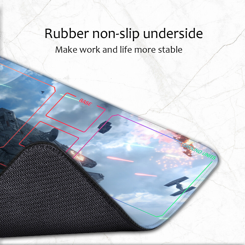 Star Wars Unlimited Playmat Stitched Edge Free Storage Bag Size 24X14IN Protective Mat star11
