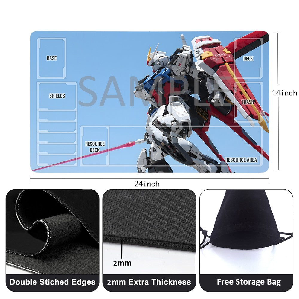 GCG Playmat Suitable for Gundam,includes Storage Bag, 24 x 14 inches (GD5101419)
